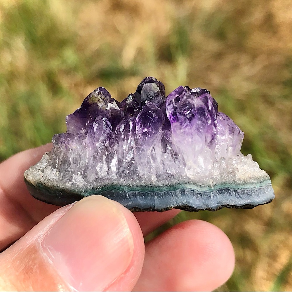 Small Purple Amethyst Crystal Cluster
